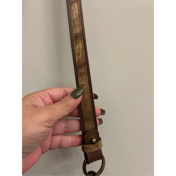 Noa Italian Leather haircalf crossbody bag studded Boho western cowgirl - Picture 7 of 16